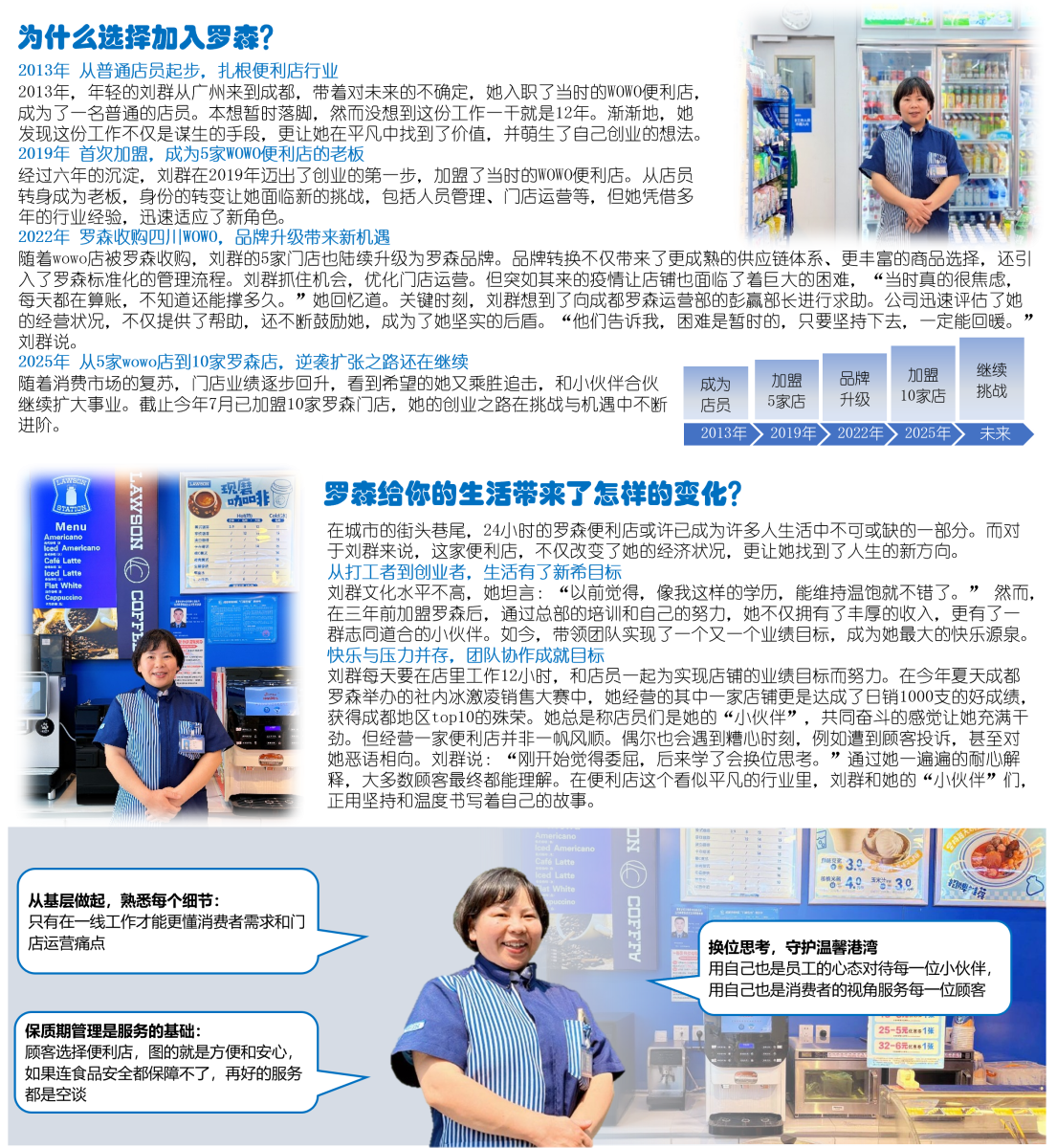从一名普通店员到拥有10家门店的老板 成都罗森优秀加盟商的逆袭之路-图片2